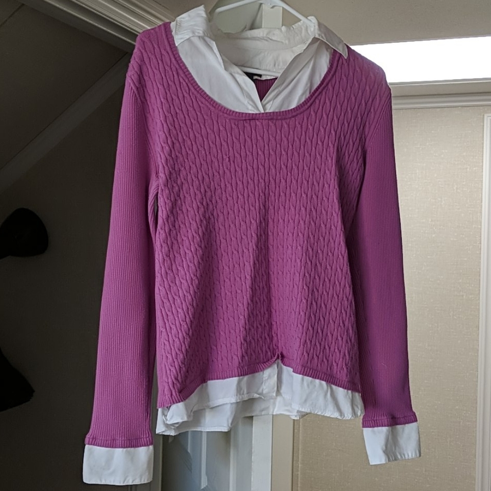 Pink Style & Co shirt